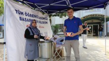 Kepez’den sınav haftasında öğrencilere sıcak çorba