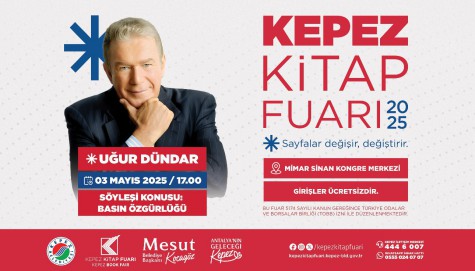 Ünlü gazeteciler Kepez Kitap Fuarı’nda