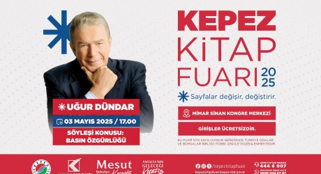Ünlü gazeteciler Kepez Kitap Fuarı’nda