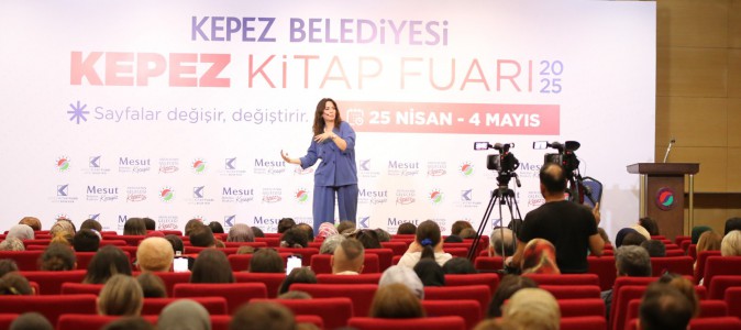 Kepez Kitap Fuarı’na eğitimci yazar Cesur’dan duygusal dokunuş