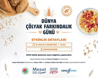 Kepez’de Dünya Çölyak Günü’nde glutensiz farkındalık etkinliği