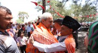 Başkan Kocagöz deve üzerinde şölene damga vurdu