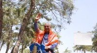 Başkan Kocagöz deve üzerinde şölene damga vurdu