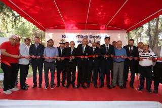 Kepez’den Dokumapark’a “Kırgız-Türk Dostluğu Simge Alanı”