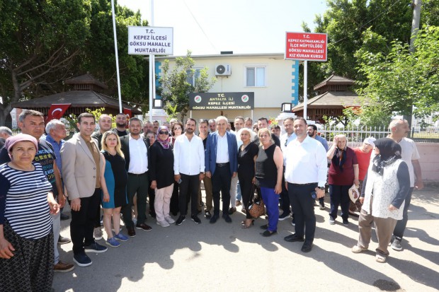 Kocagöz, Göksu mahalle sakinleriyle buluştu