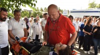 Kepez Belediyesi’nden gerçeğini aratmayan deprem tatbikatı
