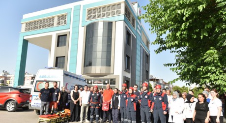 Kepez Belediyesi’nden gerçeğini aratmayan deprem tatbikatı