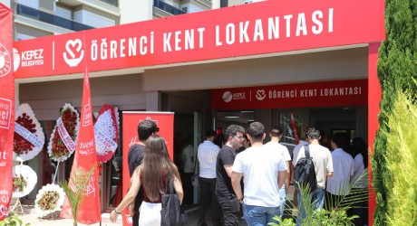 Kepez'de Öğrenci Kent Lokantası’na yoğun ilgi