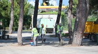 Kepez’den Tek Sarnıç Parkı’nda temizlik seferberliği