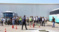 Kepez personeline uygulamalı yangın eğitimi
