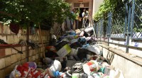 Kepez’de çöp apartman operasyonu: 20 kamyon çöp tahliye edildi
