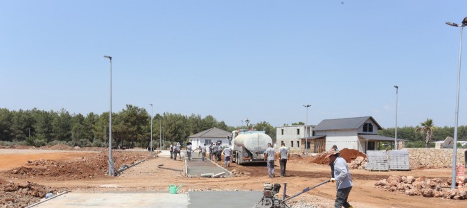Duacı Gençlik Parkı’nda hummalı çalışma
