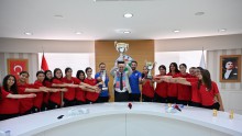 Kocagöz, Türkiye’nin hentbol yıldızlarını ağırladı