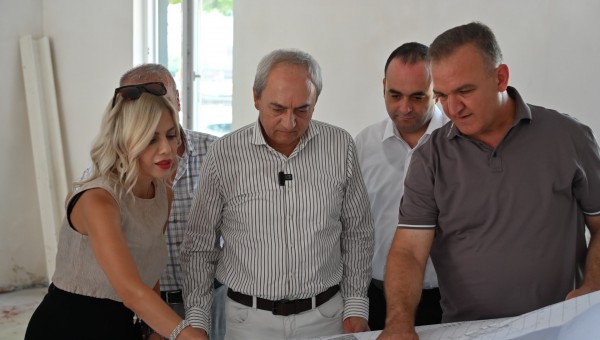 Başkan Kocagöz 112 Acil İstasyonu’nun inşaatını  denetledi 