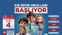 Kepez’in Kış Spor Okulları başlıyor  