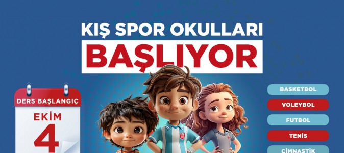 Kepez’in Kış Spor Okulları başlıyor  