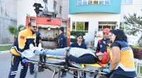 Kepez Belediyesi’nden gerçeğini aratmayan tatbikat