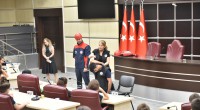 Başkan Kocagöz’e öğrencilerden ziyaret