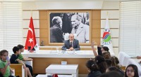 Başkan Kocagöz’e öğrencilerden ziyaret
