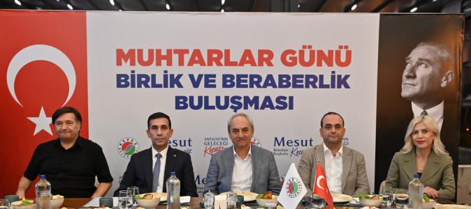Kocagöz, Kepez’in muhtarlarıyla buluştu