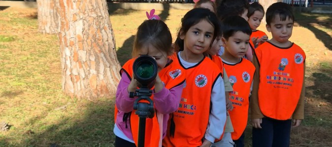 Minik doğa kaşifleri Kepez’de işbaşında