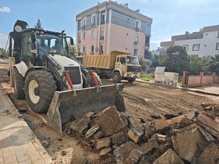 Mehmet Akif Ersoy Mahallesi’nde yollar sıcak asfalta hazırlanıyor