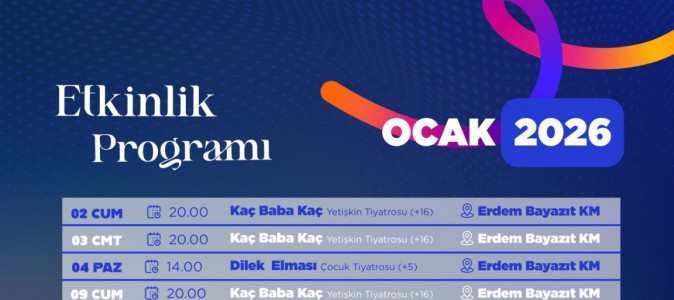 Kepez Kent Tiyatrosu’nun 2026 rehberi