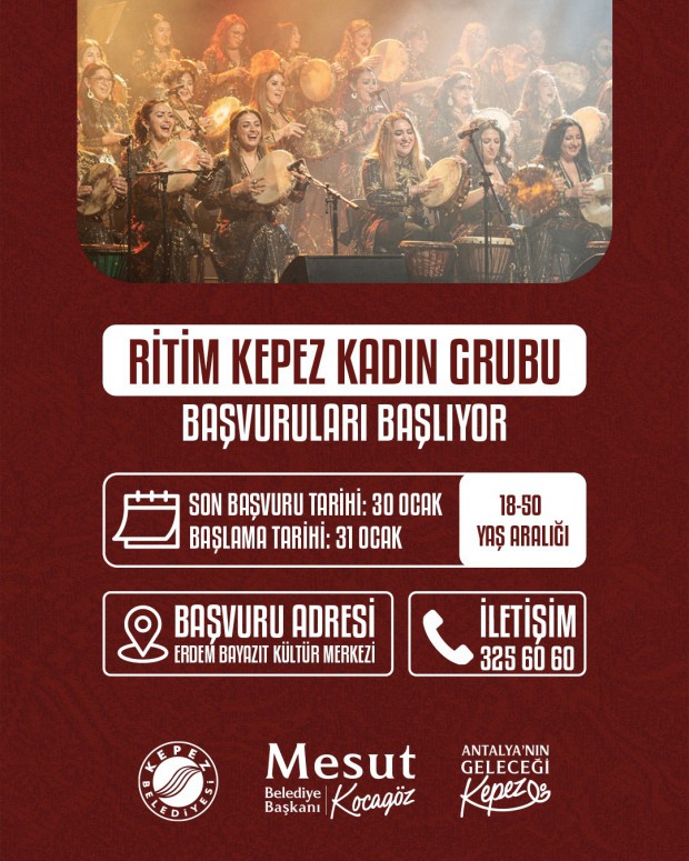 Kepez’de müziğin ritmi kadınlarla yükseliyor