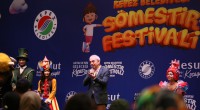 Kocagöz, Sömestir Festivali’nde çocuklarla buluştu
