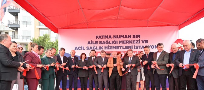 Kepez’de 7 hekimli Fatma Numan Sır ASM ve ASHİ hizmete açıldı