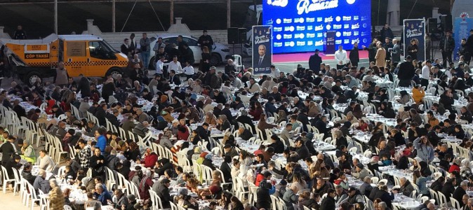 Kepez’de Ramazan bereketi: 5 mahalle tek sofra