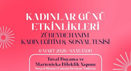 Kepez’de kadınlar gününe özel atölye ve söyleşi