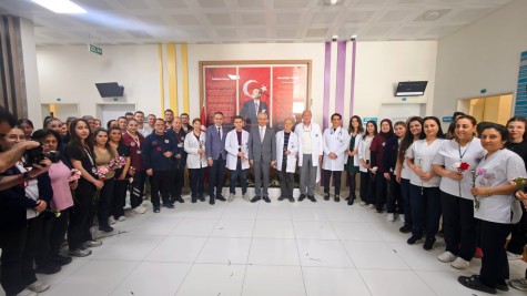 Kocagöz, sağlık çalışanlarının Tıp Bayramı’nı kutladı