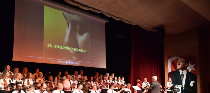 Kepez’de Çanakkale Destanı Oratoryosu ile duygu dolu gece