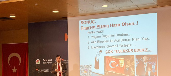 Japon deprem uzmanı Moriwaki’den Kepez Kitap Fuarı’nda hayat kurtaran uyarılar