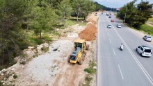 Kepez’de ulaşımı rahatlatacak yol çalışması