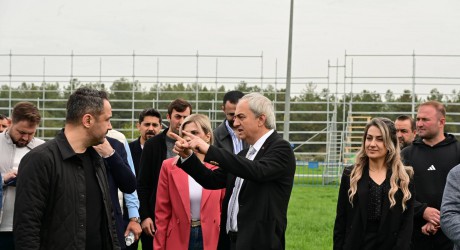 Kocagöz, er meydanı hazırlıklarını yerinde inceledi