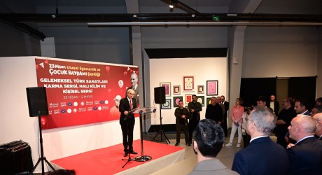 Dokumapark’ta 23 Nisan’da Geleneksel Türk Sanatları Karma Sergisi açıldı