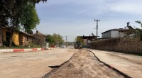 Duacı’da alt yapı çalışmaları tamamlanan 34 sokağa sıcak asfalt  
