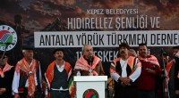Kepez’de Yörük ateşiyle bahar şöleni