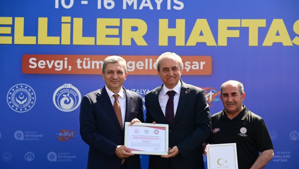 Engelsiz Kepez’e anlamlı belge 