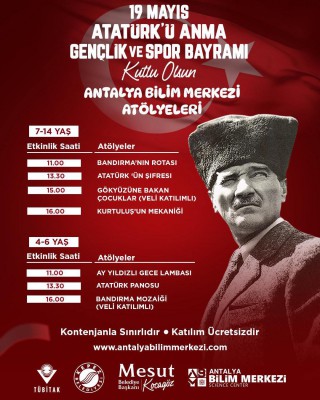 Kepez’de 19 Mayıs coşkusu tarih ve bilimle buluşuyor