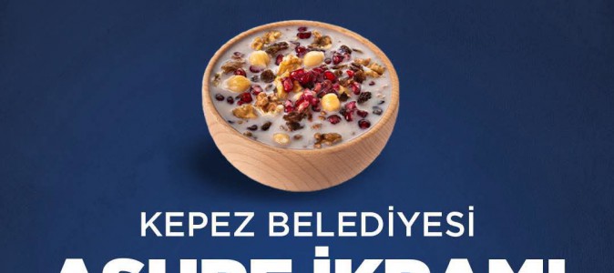 Kepez’den gönülleri buluşturan aşure ikramı