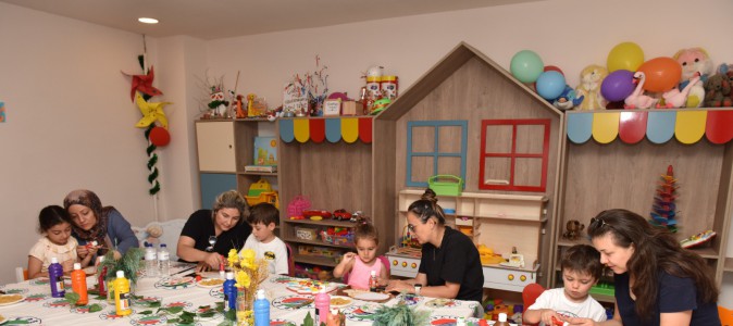 Kepez’de minik eller sanatla buluşuyor