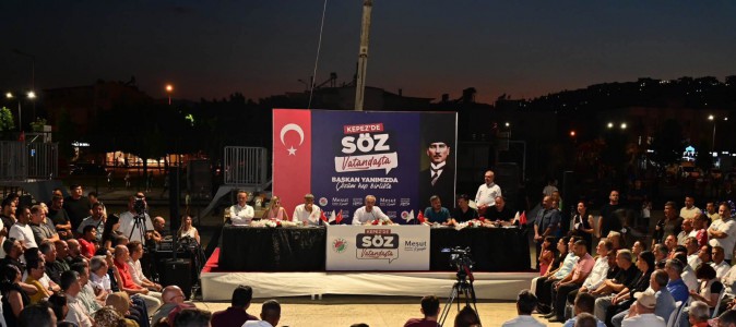 Kocagöz, “Söz Vatandaşta” dedi, mahalle sakinlerini dinledi