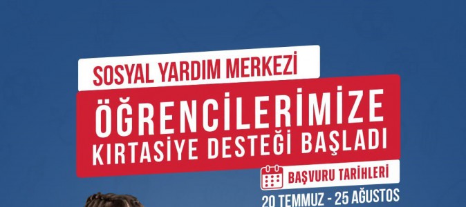 Kepez’den öğrencilere kırtasiye desteği