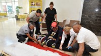 Kepez’de deprem ve yangın tatbikatı