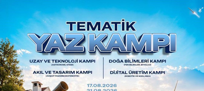 Antalya Bilim Merkezi’nde çocuklara bilim ve teknoloji dolu yaz