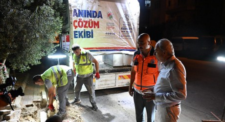 Vatandaş bildiriyor, Kepez anında çözüyor