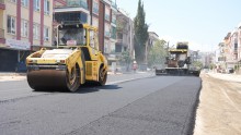 Kuzeyyaka’da 7 sokakta sıcak asfalt çalışması
